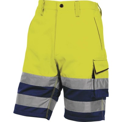 Delta Plus PHBE2 bermuda FLUO sárga/kék M